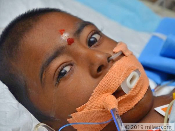 Help 7-year-old Barathraj fight for his life in the ICU