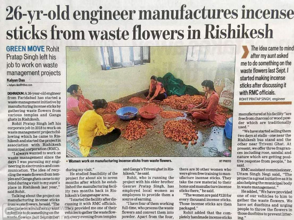 Help us for women empowerment and clean Ganga river initiative