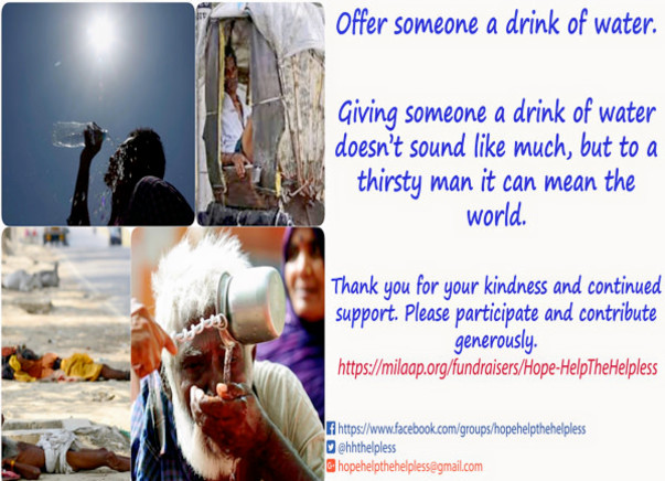 Let's pledge to Help the Helpless this summer.