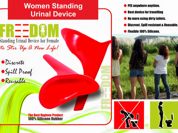Standing Urination Device for Woman.