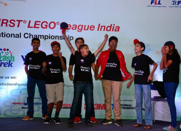 Support Team India for European Robotic Championship - FLL OEC 2016