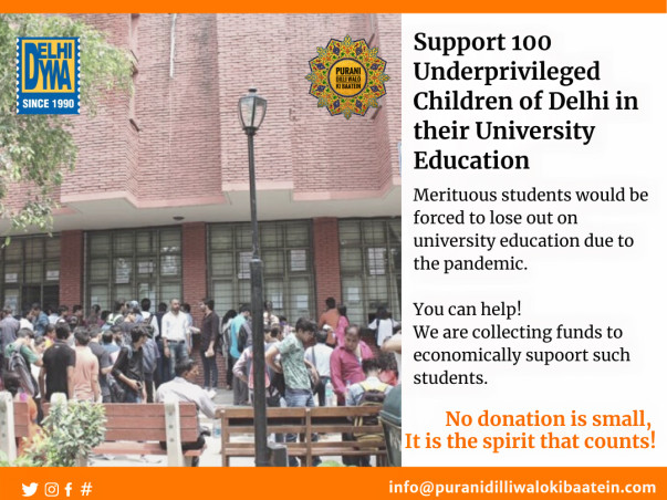 Support 100 Underprivileged students in their University Education