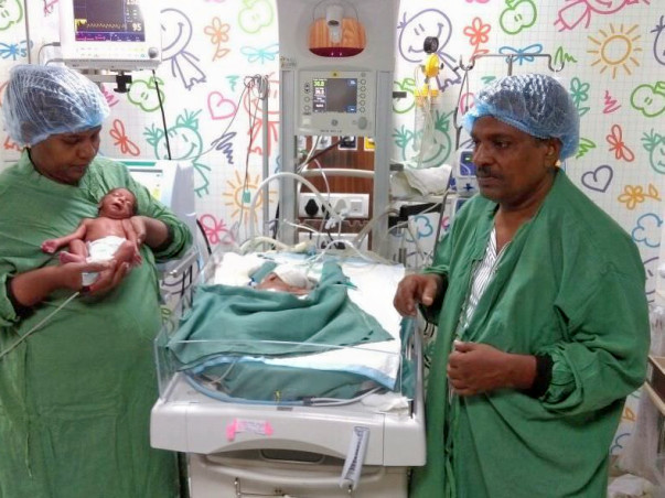 Help Sunita's new born twins who are fighting for their life