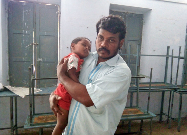 Two-year-old Muruganath urgently needs to undergo heart surgery