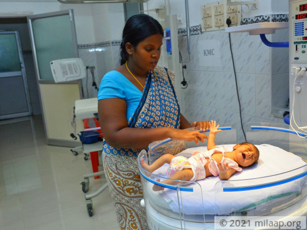 Baby of Meenakshi needs your help to survive