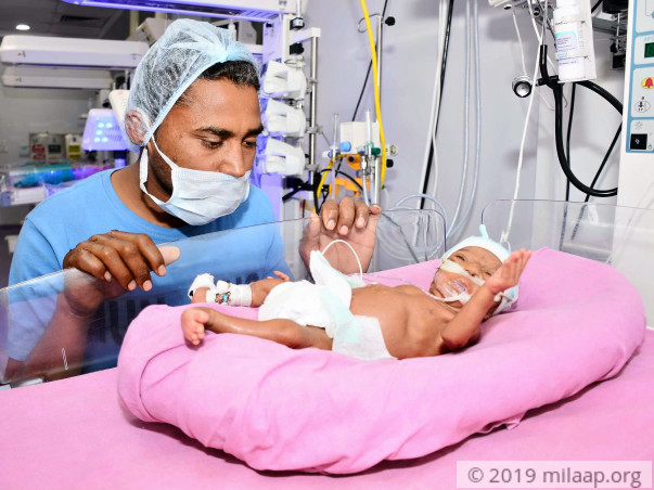 Unemployed For More Than A Month, Daily Wager Needs Help To Save Baby