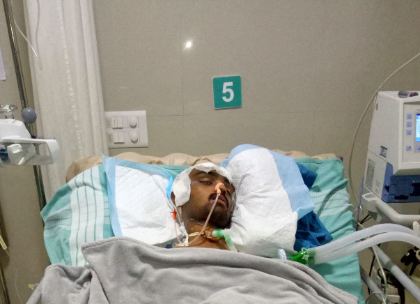 Help yathish recover brain hemorrhage.