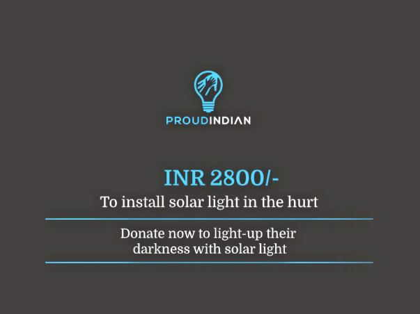 Donate Now To Light-up Their Darkness With Solar Light
