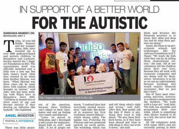 I am running a marathon to autism and We- a help to create an inclusive platform for Autism