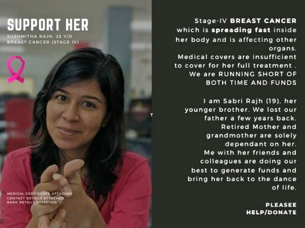 My Sister Is Fighting For Her Life, We Need Your Support To Save Her!