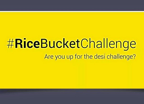 Rice Bucket Challenge Rice Distribution