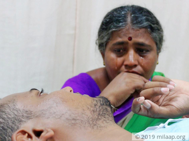 20-year-old Sunil is battling with a severe blood disorder