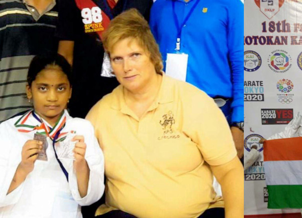 world karate champion ( 9 years Girl )