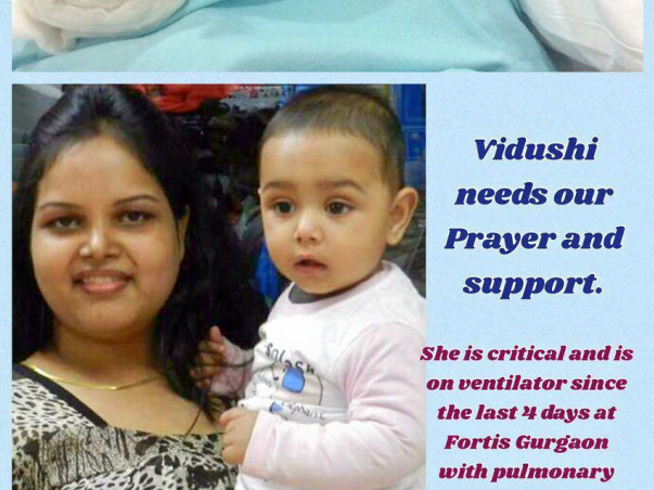 Help Vidushi survive and raise her 4 year old daughter....