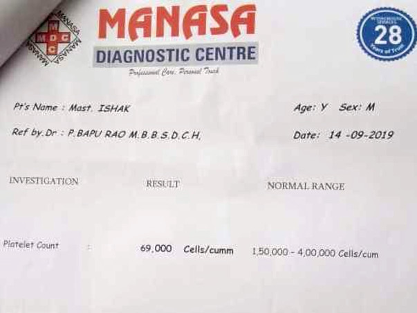 5-months Old Issac needs your help to Fight Dengue Fever