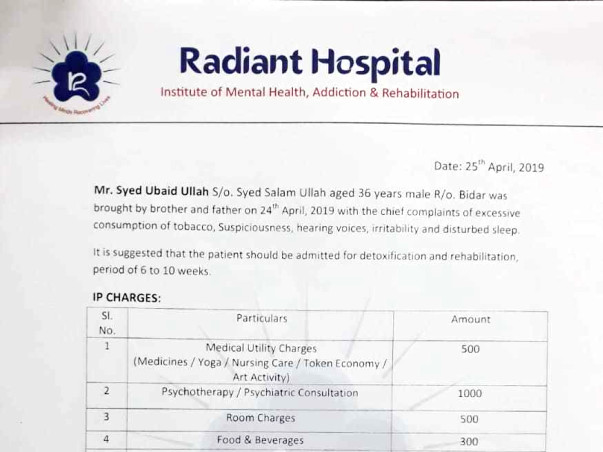 Help Syed UBAID Ullah for rehabilitation