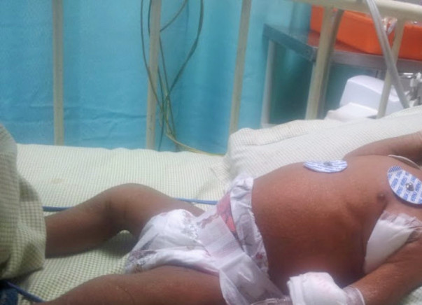 I am pledging my birthday to save my five month old baby