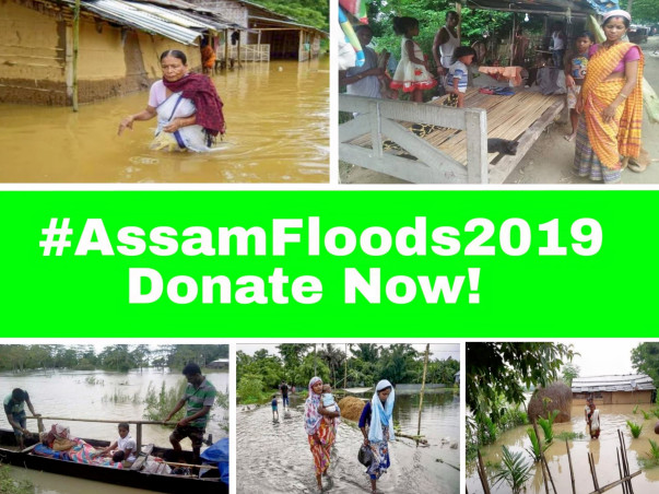 Helping Flood Victims in Assam