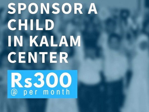Support for 1 Kalam Center and Benefit 25 slum Kids