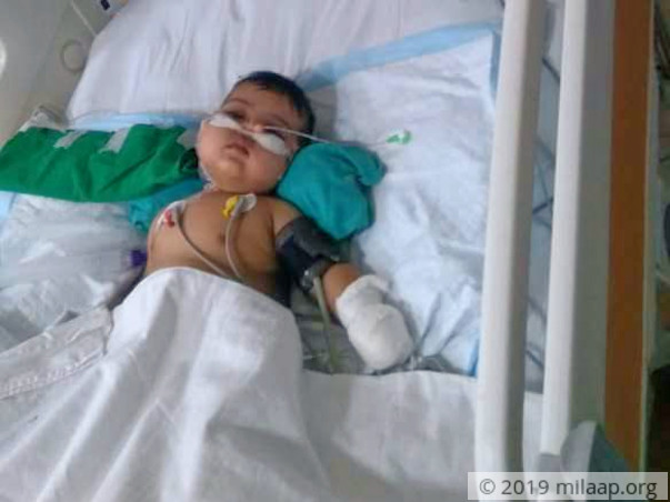 Help 7-month-old Shanaya who is in a critical state in the ICU