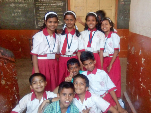 Library and Science equipment for Grade 6 kids of Bhosari village.