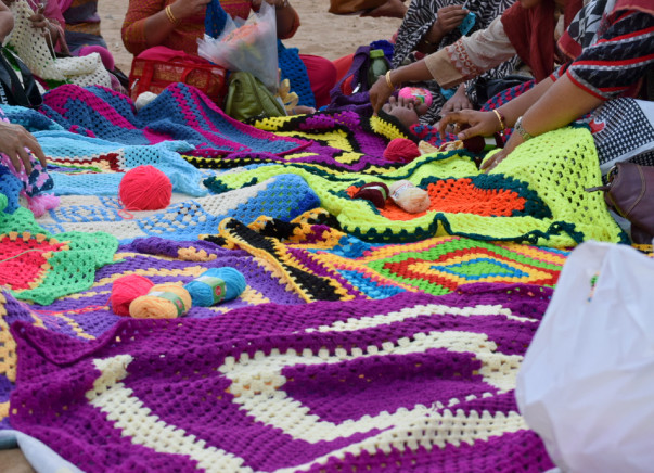 We (The MICQ Group) are fundraising to bag a Guinness world record for India by making the largest Crochet blanket.