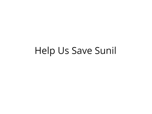 Help Sunil Undergo Liver Transplant