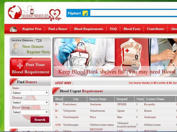 Help to Re-design of www.bloodworld.in website and Develop Android APP