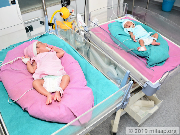Twin Babies of Renu needs your help to survive