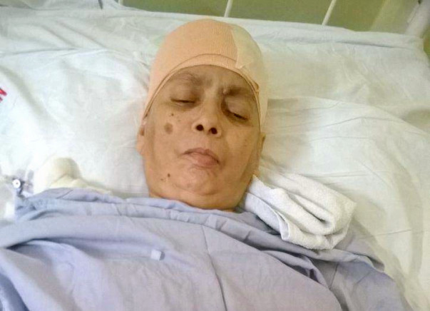 Help Saeeda recover from brain tumour