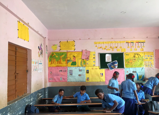 Colouring The Life Of Kids At Doddanekundi Government School