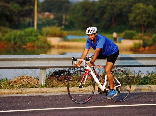 I am cycling to ride for raising funds for differently Abled Athletes