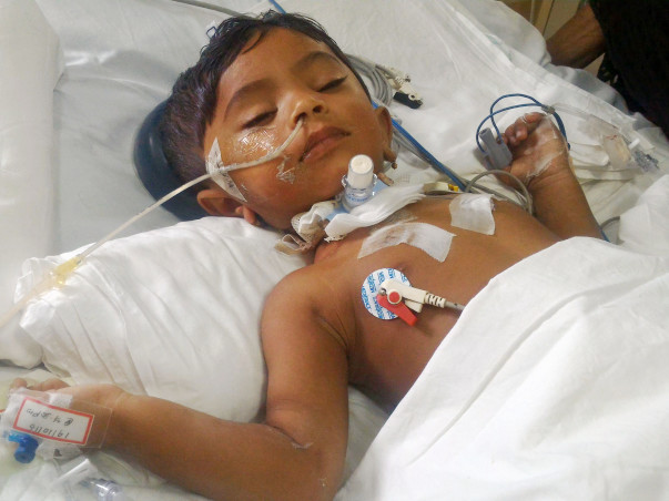 Help baby Gajavardhan regain consciousness