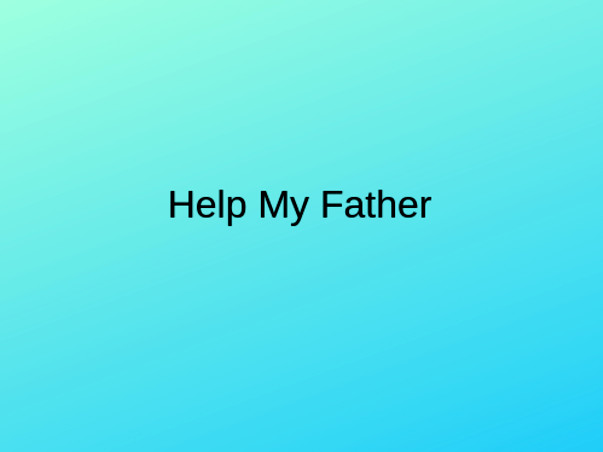 Help My Father Fight Parkinson's Disease