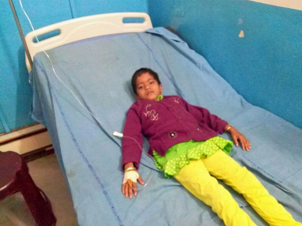 7-year-old Madhuri's kidneys have failed and she needs a new kidney