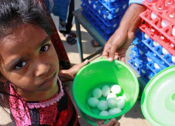 Celebrate Daan Utsav - Eggs-perience Giving .. Feed 1Lakh Children