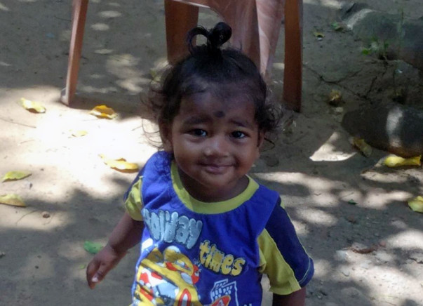 Help a child walk