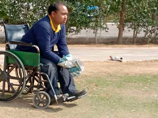 Help Heera Lal Participate In Paralympic Cricket