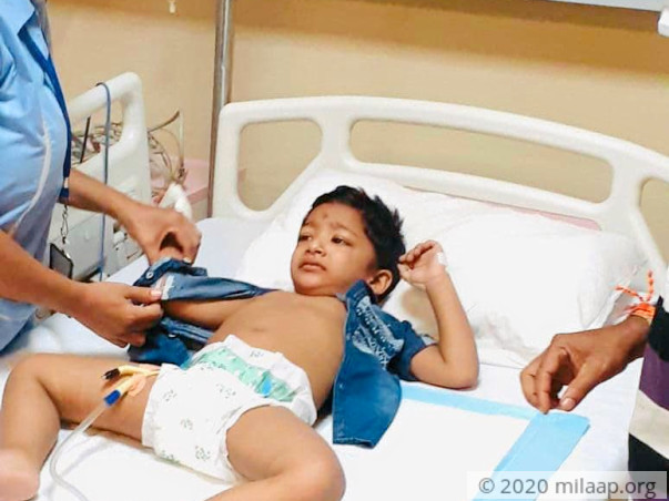 Help 3 year old baby born with one kidney undergo a surgery