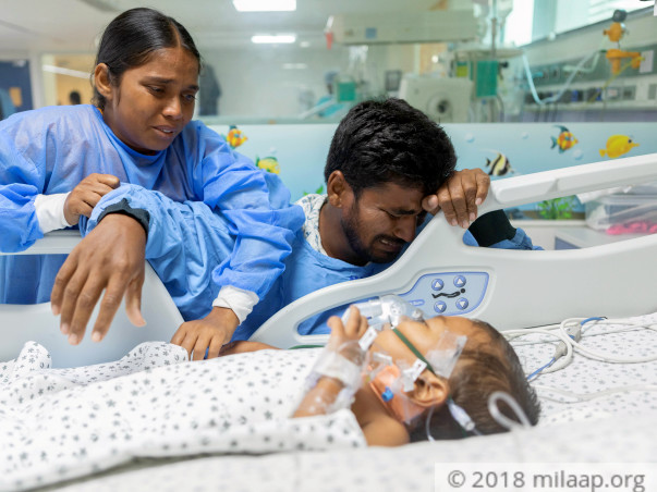 Farmer Cannot Afford ICU For His 4-year-old Who Has Enlarged Liver