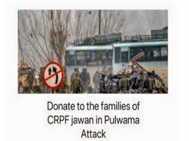Fund Raising For Families Of CRPF Jawans, Pulwama Attack