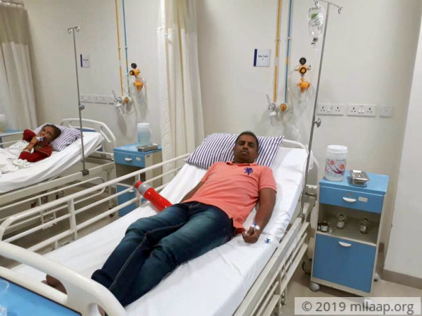 Please support Mr. Rupesh to undergo his treatment