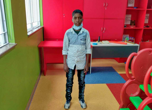 14-year-old Hafi wishes to never visit a hospital again.