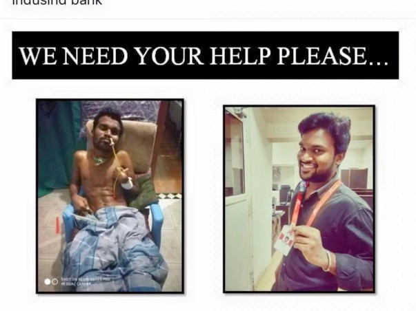 Help karthick For His Hospital Expenses