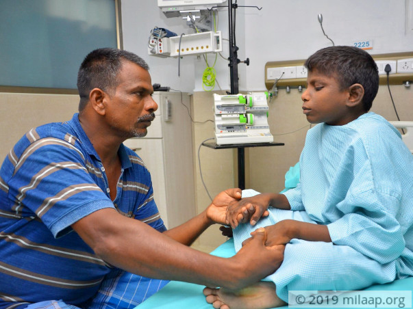 Kaliyamoorthi needs your help to undergo liver transplant surgery