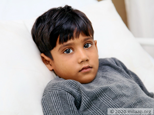 At just the age of 5, Priyanshu has to fight a cancerous tumor