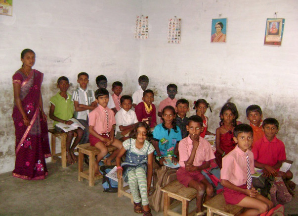 Fundraising at this low income school for basic amenities in Bangalore