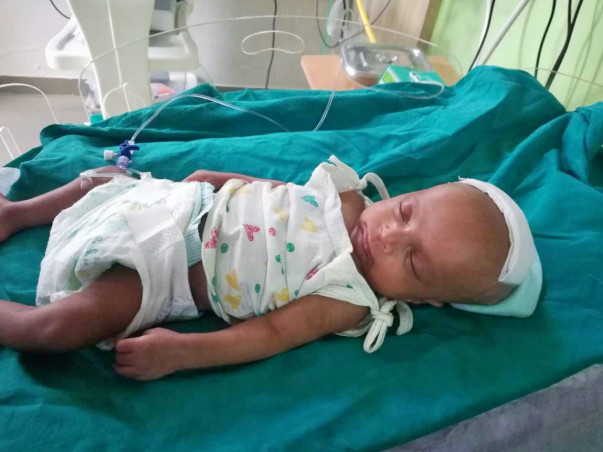 Help BABY recovery from cerebral Abscess