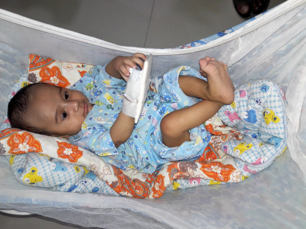 Help 4-month-old baby Adib fight a severe heart disease