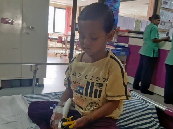 Help 3 Year Old Sanskar Fight Blood Cancer